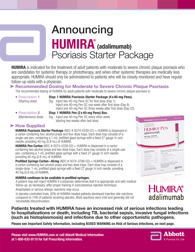 Humira Patient Protection Plan (Patient Assistance) and Humira