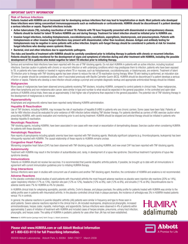 Humira Patient Protection Plan (Patient Assistance) and Humira